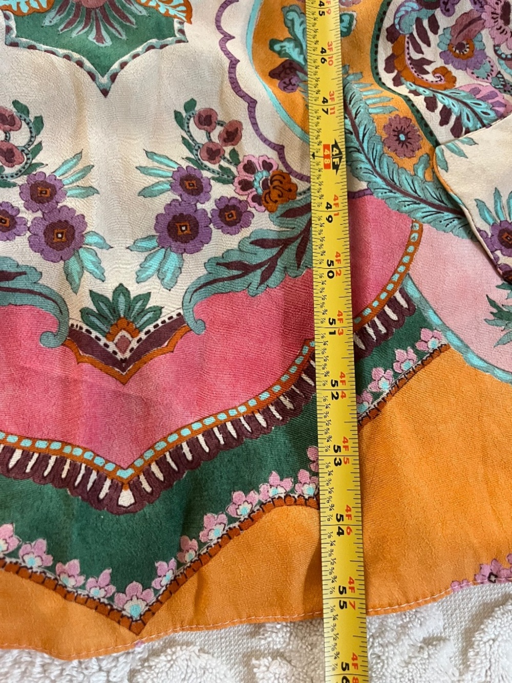 ZARA NWT WOMAN PRINTED MAXI WRAP DRESS PINK size XL - Picture 11 of 14